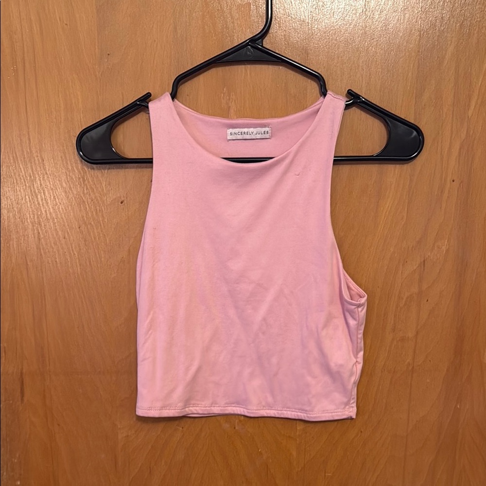 Sincerely Jules Pink Women's Tank Top